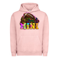 Pigment Salmon football mini Urban Hoodie - OliviaCreatesArt