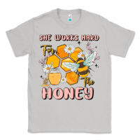 Moon Dust she works hard for the honey Classic Tee - MaliasSmallBusiness