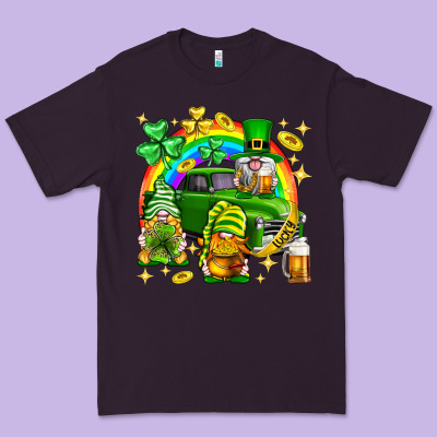 St. Patrick's Day Gnomies Truck Premium Tee Designed By Neo Western