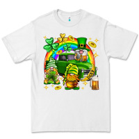 White St. Patrick's Day gnomies truck Premium Tee - Neo Western