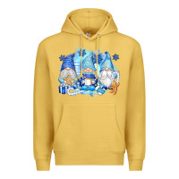 Antique Gold snowman gnome Premium Hoodie - texasbilliewilder