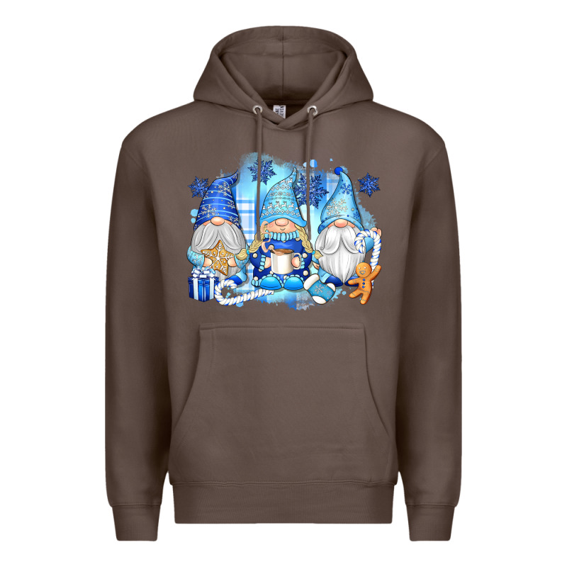 Snowman Gnome Premium Hoodie by texasbilliewilder | Teevron