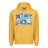 Mustard snowman gnome Premium Hoodie - texasbilliewilder