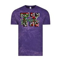 Cloud Purple texas tx christmas Vintage Tee - AdoDesignShop