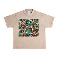 French Oak western cowhide sunflower baby cow Urban Heavy Tee - BarkalooDesign