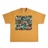Peanut Butter western cowhide sunflower baby cow Urban Heavy Tee - BarkalooDesign