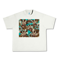Pistachio western cowhide sunflower baby cow Urban Heavy Tee - BarkalooDesign