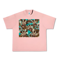 Salmon western cowhide sunflower baby cow Urban Heavy Tee - BarkalooDesign