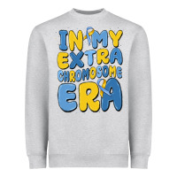 Heather Grey in my extra chromosome era Heavyweight Sweatshirt - MaliasSmallBusiness