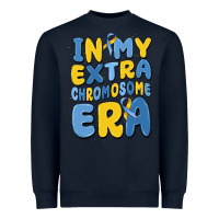 Navy in my extra chromosome era Heavyweight Sweatshirt - MaliasSmallBusiness