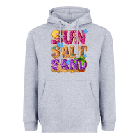 Heather Grey sun salt sand summer Heavyweight Hoodie - NancyCooperArtShop