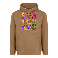 Toasted Coconut sun salt sand summer Heavyweight Hoodie - NancyCooperArtShop