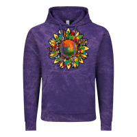 Cloud Purple autism awareness cowhide leopard sunflower Vintage Hoodie - Artiststas