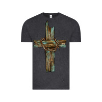 Vintage Black cross with thorn Vintage Tee - BarkalooDesign