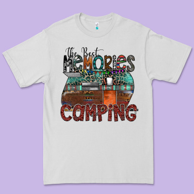 The Best Memories Camping Premium Tee Designed By Sublimationcraftshop