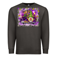 Smoke Mardi Gras gnome on the truck Premium Sweatshirt - NancyCooperArtShop
