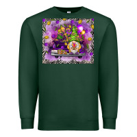 Sports Green Mardi Gras gnome on the truck Premium Sweatshirt - NancyCooperArtShop