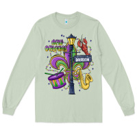 Matcha new orleans mardi gras streets Long Sleeve Tee - MaliasSmallBusiness