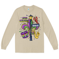 Mushroom new orleans mardi gras streets Long Sleeve Tee - MaliasSmallBusiness