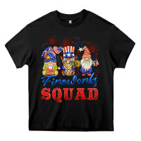 Black fireworks squad Heavy Core Tee - BarkalooDesign