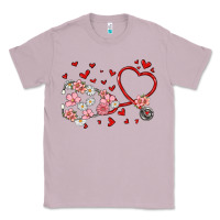 Lilac valentine's day stethoscope Classic Tee - MaliasSmallBusiness