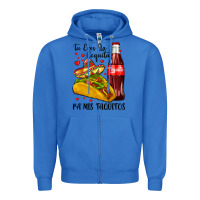 True Royal tu eres la coquita pa mis taquitos Zipper Hoodie - LillyAllenDesigns