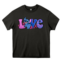 Asphalt love stitch Heavy Core Tee - Zillion Design Studio