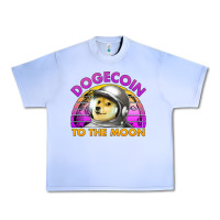 Grape Ice doge coin to the moon 80's retro sunset Urban Heavy Tee - Jasminsmagicworld