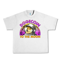 Lunar Rock doge coin to the moon 80's retro sunset Urban Heavy Tee - Jasminsmagicworld