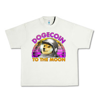 Pistachio doge coin to the moon 80's retro sunset Urban Heavy Tee - Jasminsmagicworld
