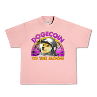 Salmon doge coin to the moon 80's retro sunset Urban Heavy Tee - Jasminsmagicworld