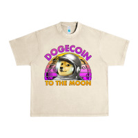 Sandshell doge coin to the moon 80's retro sunset Urban Heavy Tee - Jasminsmagicworld