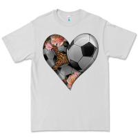 Dove Grey western soccer heart Premium Tee - HRA Design Shop