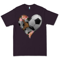 Plum western soccer heart Premium Tee - HRA Design Shop