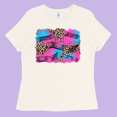 Race Background Ladies Tee Designed By Zillion Design Studio