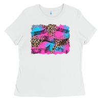 White race background Ladies Tee - Zillion Design Studio