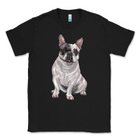 Black white black french bulldog Classic Tee - LillyAllenDesigns