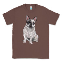 Chestnut white black french bulldog Classic Tee - LillyAllenDesigns