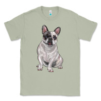 Matcha white black french bulldog Classic Tee - LillyAllenDesigns