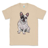Mushroom white black french bulldog Classic Tee - LillyAllenDesigns