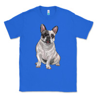 True Royal white black french bulldog Classic Tee - LillyAllenDesigns
