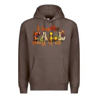Coffee I love Fall most of Fall Premium Hoodie - NancyCooperArtShop