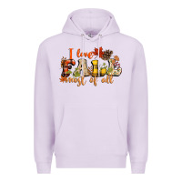 Lilac I love Fall most of Fall Premium Hoodie - NancyCooperArtShop