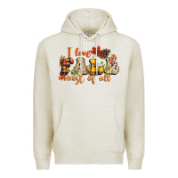 Oatmeal Heather I love Fall most of Fall Premium Hoodie - NancyCooperArtShop