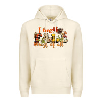 I Love Fall Most Of Fall Premium Hoodie | Teevron