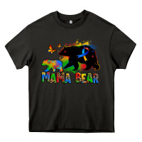 Asphalt mama bear autism Heavy Core Tee - Zillion Design Studio