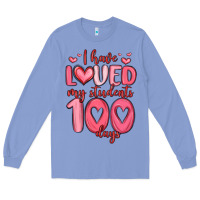 Colony Blue i have loved my students 100 days Long Sleeve Tee - MaliasSmallBusiness