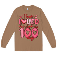 Toasted Coconut i have loved my students 100 days Long Sleeve Tee - MaliasSmallBusiness