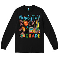 Black ready to rock 2nd grade Long Sleeve Tee - JahusDesignShop