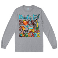 Heather Grey ready to rock 2nd grade Long Sleeve Tee - JahusDesignShop